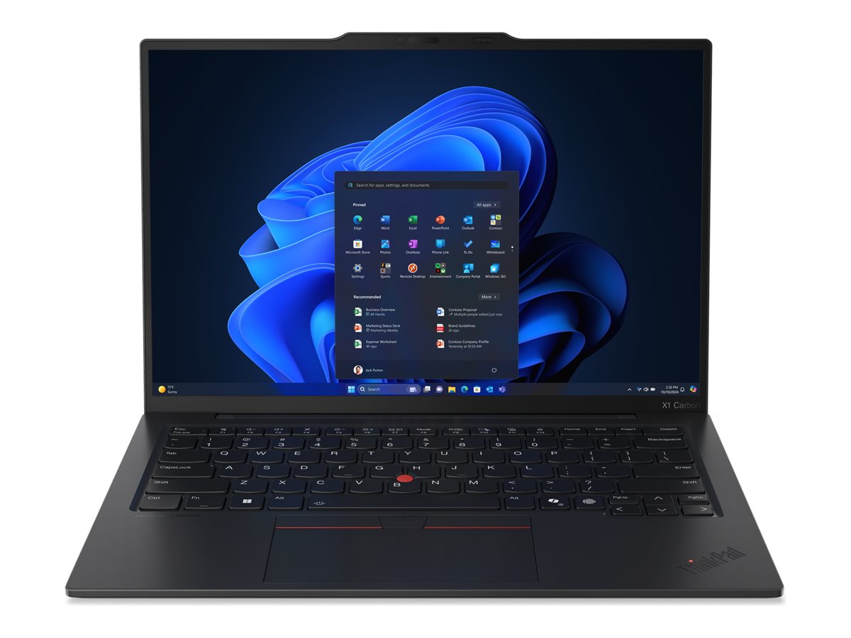 Pilt Lenovo ThinkPad X1 Carbon Gen 13 14 WUXGA ULT5-225U/16GB/512GB/Intel Graphics/WIN11 Pro/Nordic Backlit kbd/Black/LTE Upgradable/FP/3Y Warran | Lenovo