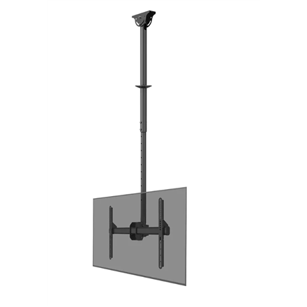 Pilt Neomounts CL35-440BL16L Monitor/TV Mount Ceiling | Adjustable Height, Rotate, Tilt, Swivel | 37-70 " | Maximum weight (capacity) 50 kg | Black