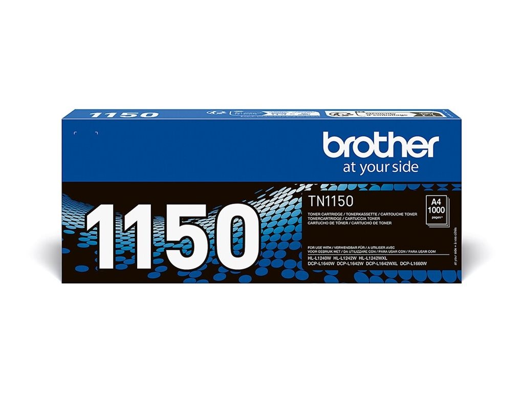 Pilt Brother TN-1150 Toner Cartridge, Black | Brother