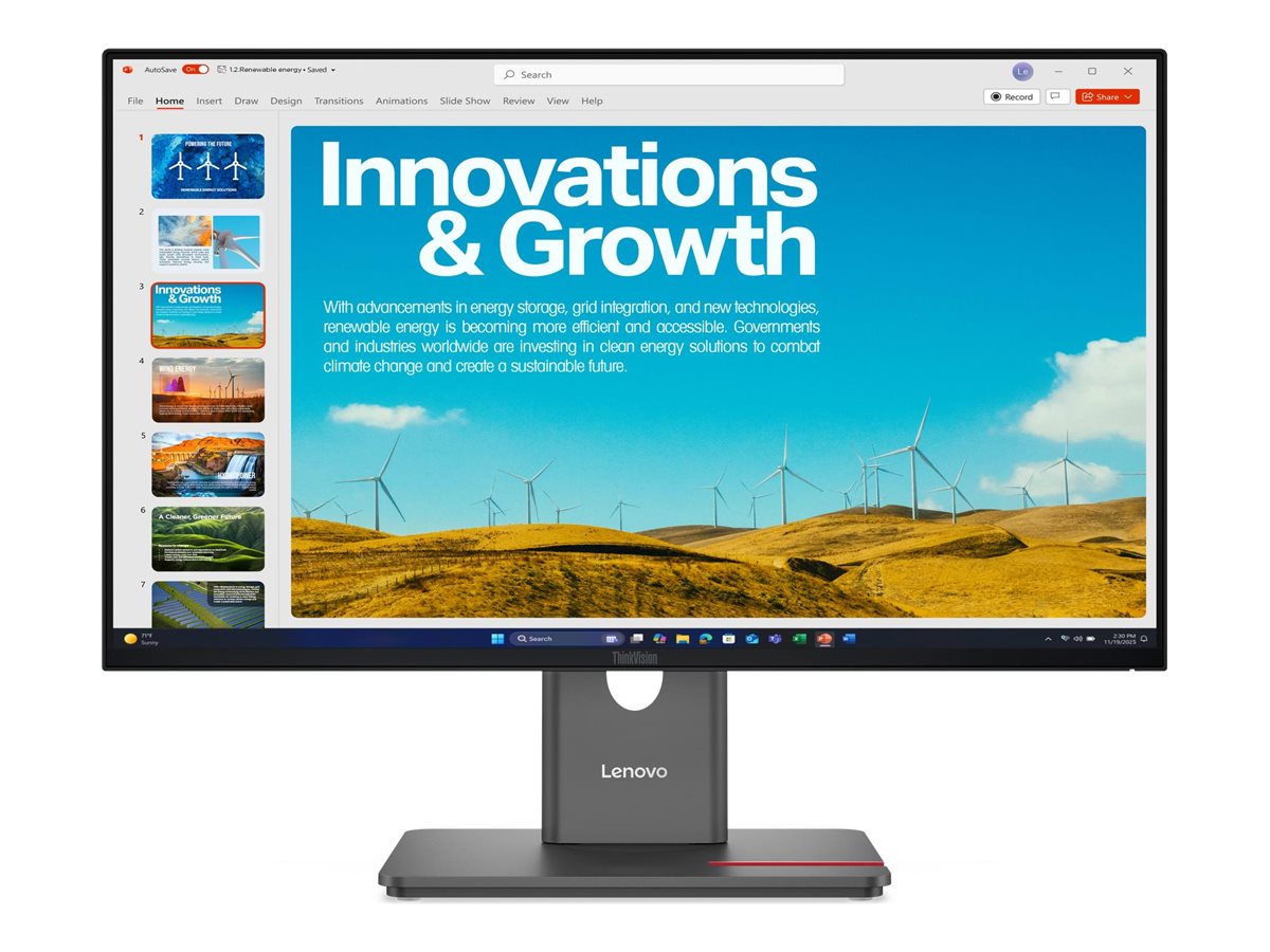 Pilt Lenovo ThinkVision P24QD-40 23.8 2560x1440/HDMI/3Y Warranty | Lenovo