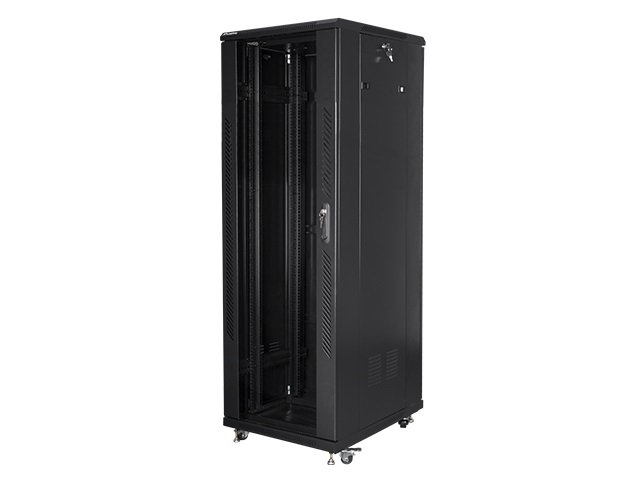 Pilt Lanberg | Rack cabinet 19" free-standing 37U/600x800 (flat pack) | FF01-6837-12B | Black