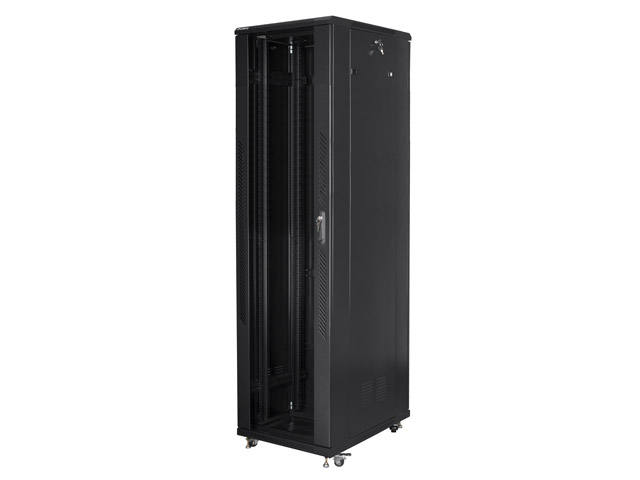 Pilt Lanberg | Rack cabinet 19" free-standing 37U/800x800 (flat pack) | FF01-8837-12B | Black