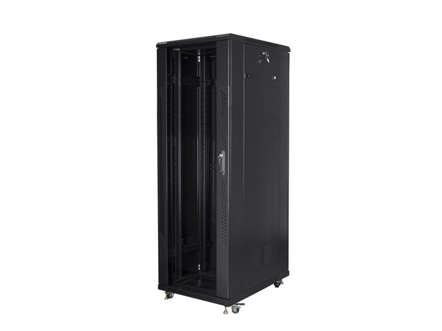 Pilt Lanberg | Rack cabinet 19" free-standing 47U/800x800 (flat pack) | FF01-8847-12B | Black
