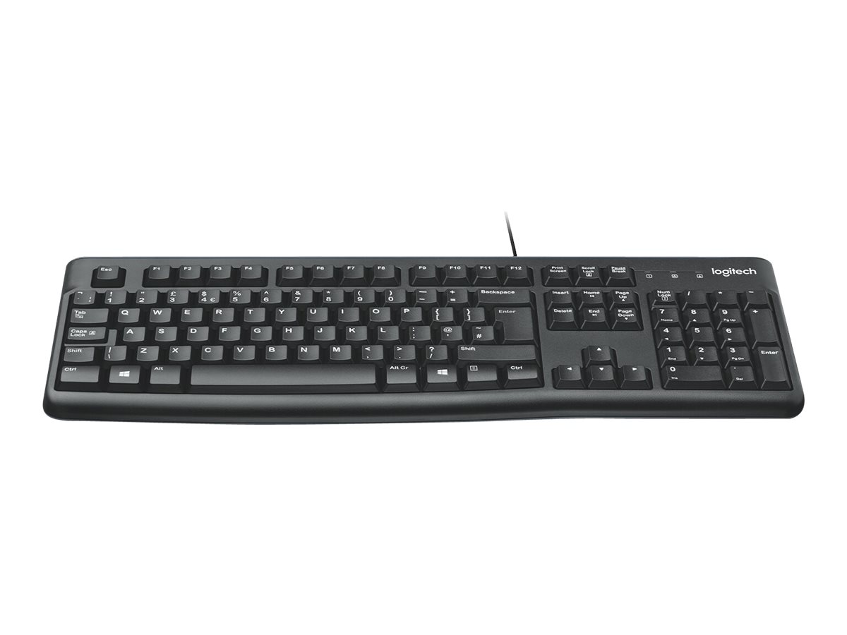 Pilt LOGITECH K120 Corded Keyboard black USB (US) | Logitech