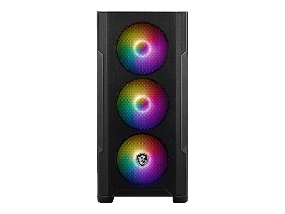 Pilt MSI | MAG FORGE M100R | Side window | Black | Micro ATX Tower | Power supply included No | ATX