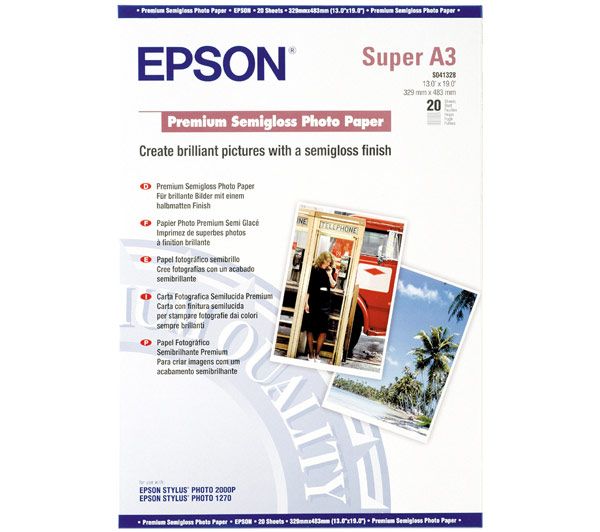 Pilt Epson Semigloss Photo Paper DIN A3+, 250g/m2, 20 sheets