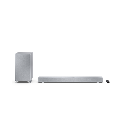 Pilt Sharp | 3.1.2 Dolby Atmos/DTS:X Soundbar with Wireless Subwoofer | HT-SBW53121(SL) | 550 W | Bluetooth | Silver | Wireless connection