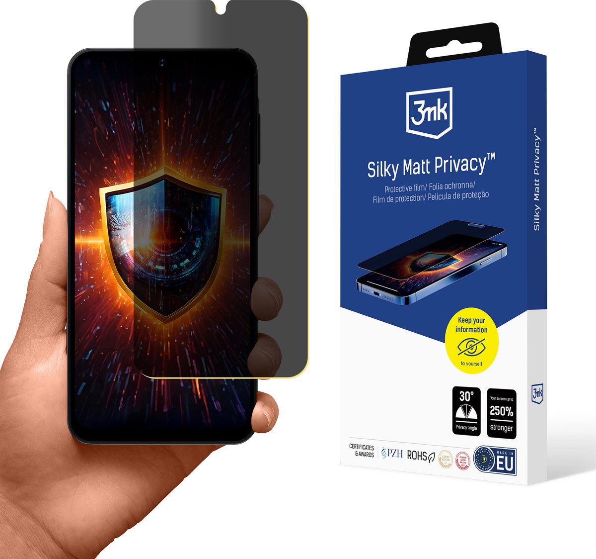 Pilt 3MK | Silky Matt Privacy | Samsung | Galaxy A16 | Black | Privacy film