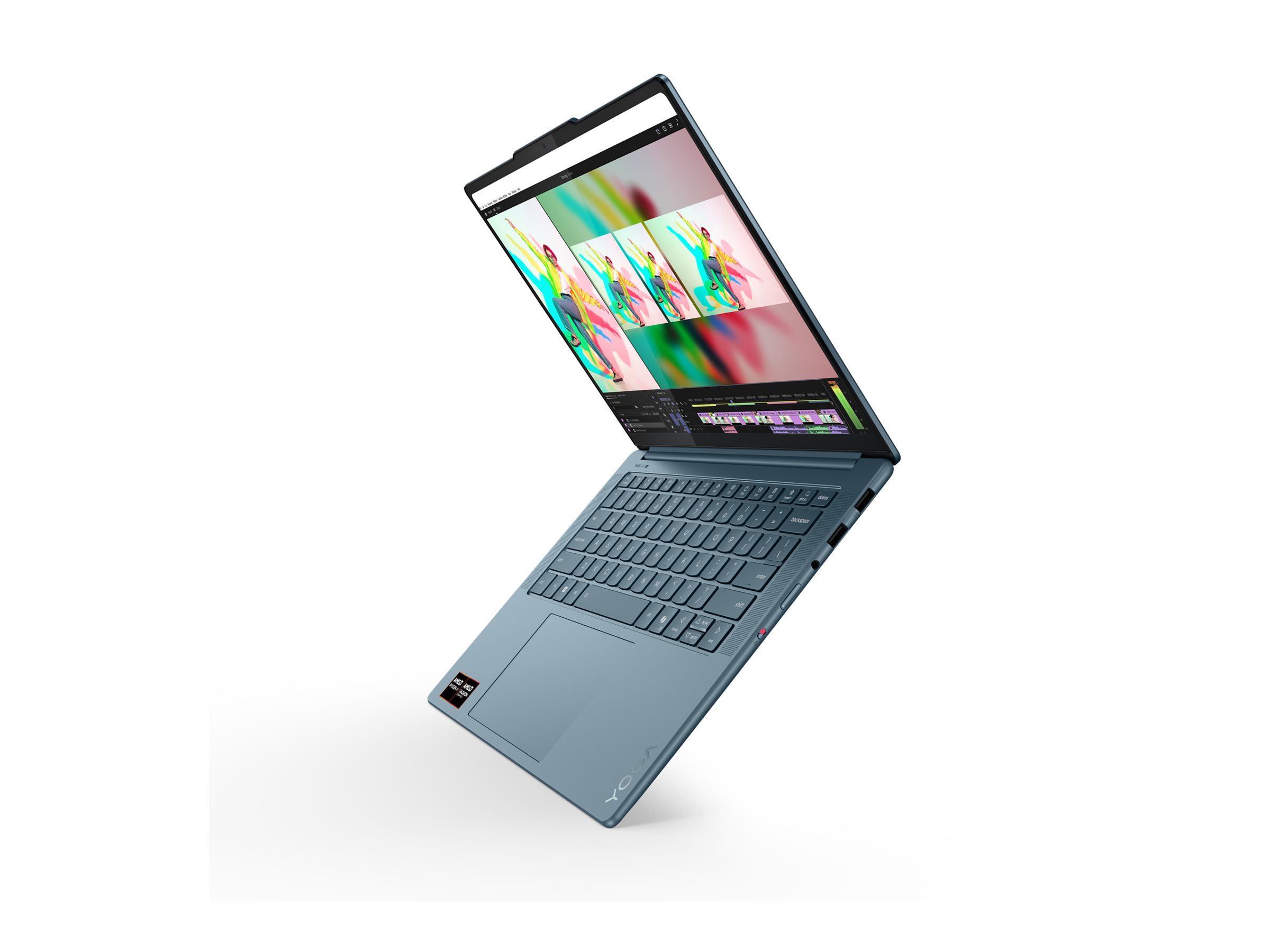 Pilt enovo Yoga Pro 7 14ASP10 14.5 3K AMD Ryzen AI 9 365/32GB/1TB/AMD Radeon 880M/WIN11 Home/ENG Backlit kbd/2Y Warranty | Lenovo Yoga Pro 7 14ASP10 | Tidal Teal | 14.5 " | OLED | 3K | 2944 x 1840 pixels | Glossy | AMD Ryzen AI 9 | 365 | 32 GB | Soldered LPDDR5x | Solid-state drive capacity 1000 GB | AMD Radeon 880M | Windows 11 Home | 802.11be | Bluetooth version 5.4 | Keyboard language English | Keyb