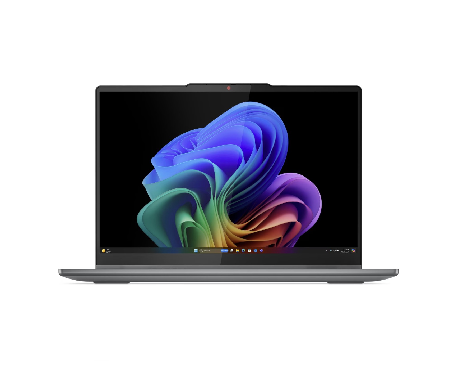 Pilt Lenovo IdeaPad 5 2-in-1 14Q8X9 | Luna Grey | 14 " | OLED | Touchscreen | WUXGA | 1920 x 1200 pixels | Glossy | Snapdragon X | X1-26-100 | 16 GB | Soldered LPDDR5x | Solid-state drive capacity 512 GB | Qualcomm Adreno GPU | Windows 11 Home | 802.11be | Bluetooth version 5.4 | Keyboard language Nordic | Keyboard backlit | Warranty 24 month(s) | Battery warranty 12 month(s)