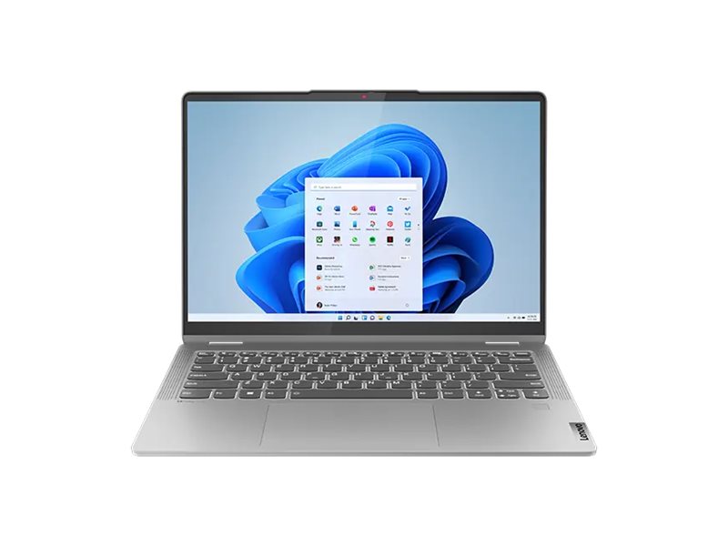 Pilt Lenovo IdeaPad Flex 5 14ABR8 | Arctic Grey | 14 " | IPS | Touchscreen | WUXGA | 1920 x 1200 pixels | Glossy | AMD Ryzen 5 | 5625U | 16 GB | Soldered LPDDR4x | Solid-state drive capacity 512 GB | AMD Radeon Graphics | Windows 11 Home | 802.11ax | Bluetooth version 5.3 | Keyboard language Nordic | Keyboard backlit | Warranty 24 month(s) | Battery warranty 12 month(s)