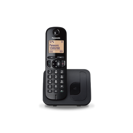 Pilt Panasonic | Cordless | KX-TGC210FXB | Built-in display | Caller ID | Black | Phonebook capacity 50 entries | Speakerphone