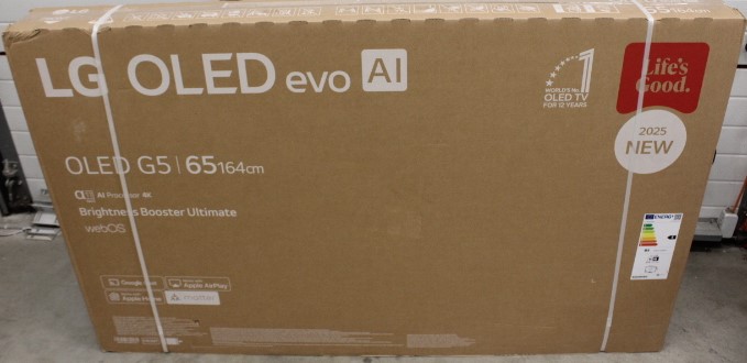 Pilt LG OLED65G51LW | 65 | Smart TV | webOS 25 | UHD | DAMAGED PACKAGING