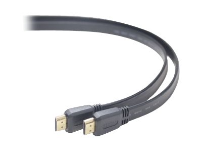 Pilt Cablexpert | Black | HDMI male-male flat cable | 3 m m