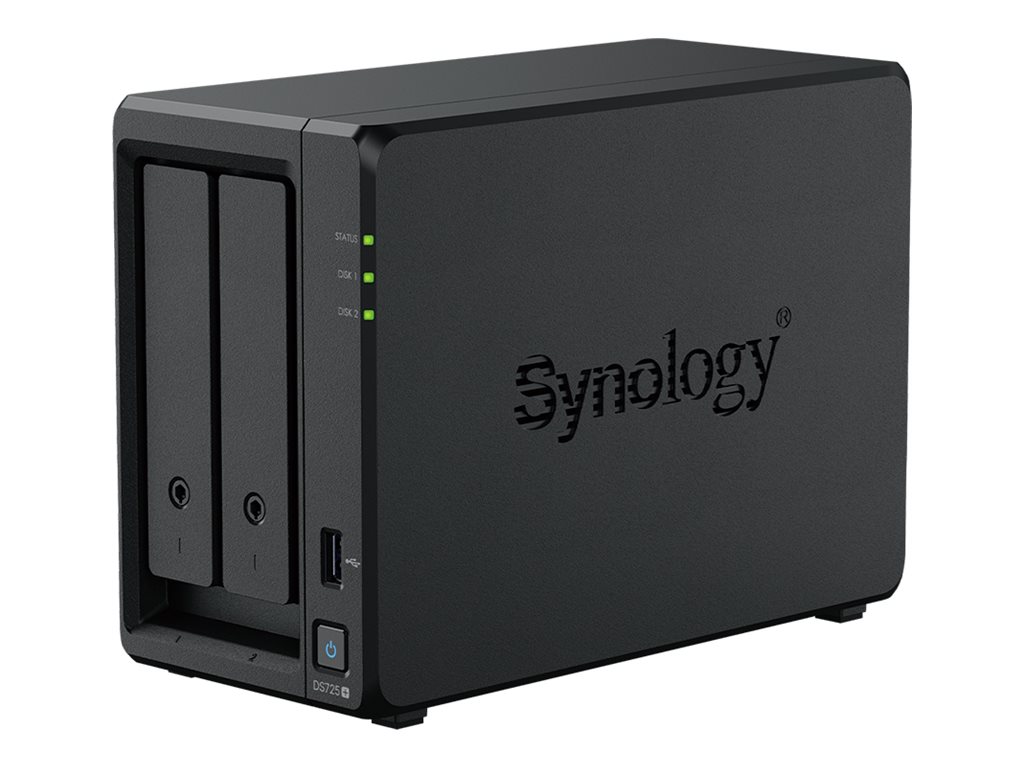 Pilt Synology DiskStation | DS725+ | AMD Ryzen | R1600 | 4 GB | DDR4 | Black