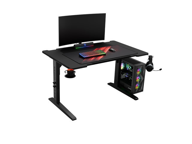 Pilt Genesis Gaming Desk | Holm 120 Modular | Black