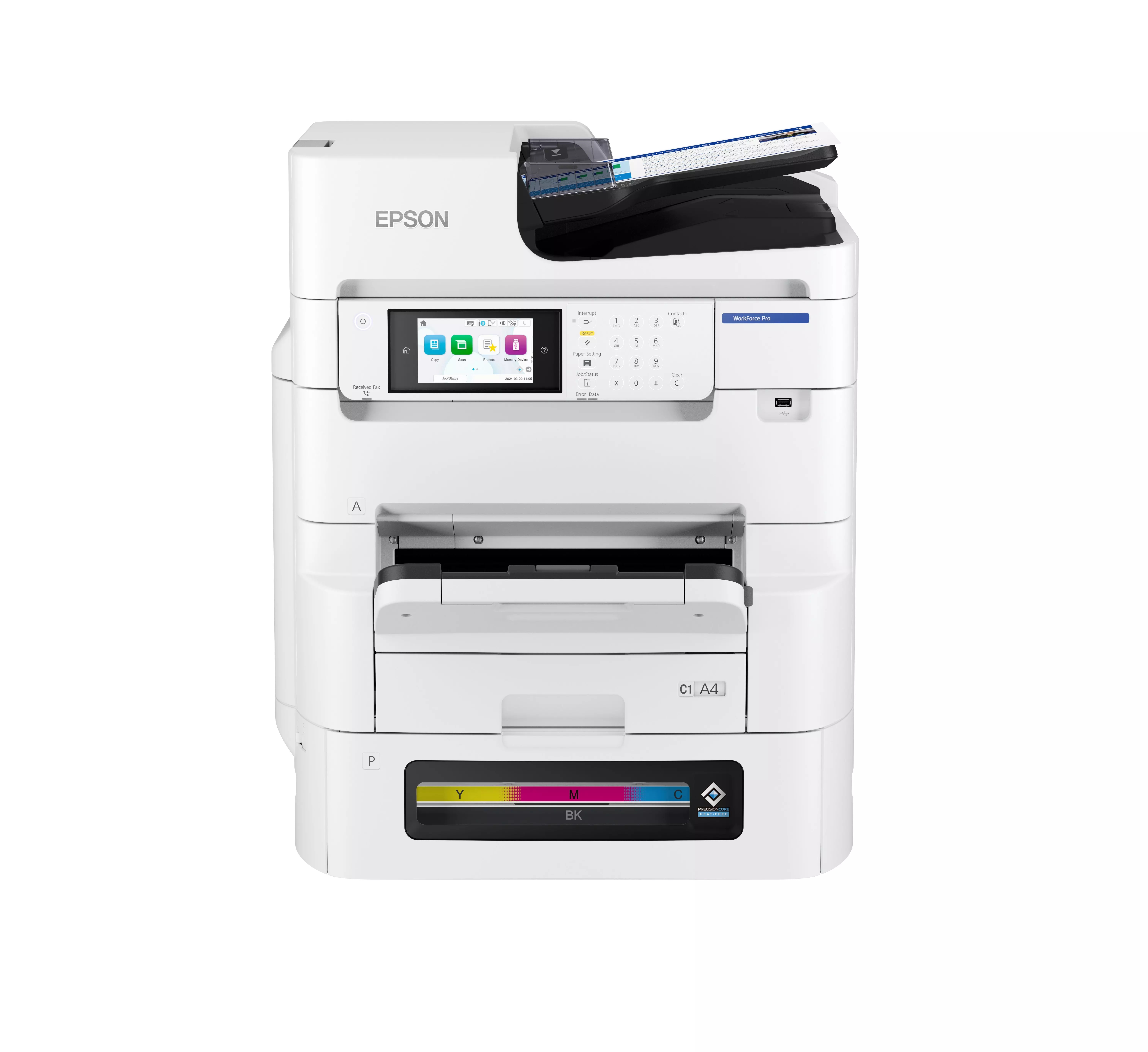 Pilt Epson Multifunctional printers | WorkForce Pro EM-C8101RDWF | Inkjet | Colour | A4 | Wi-Fi | White