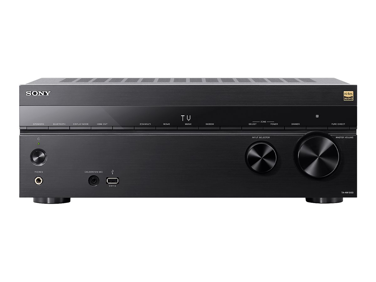 Pilt Sony 360 Spatial Sound Mapping 8K 7.2 Channel AV Amplifier | TA-AN1000 | Bluetooth | Speakers | USB connectivity | Wi-Fi