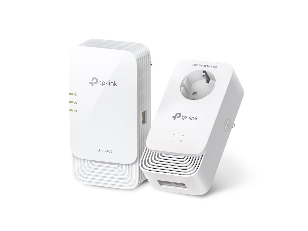 Pilt TP-LINK G.hn2400 Powerline AX1800 Wi-Fi 6 Kit | PGW2440 KIT | 1428 Mbit/s | 802.11ax