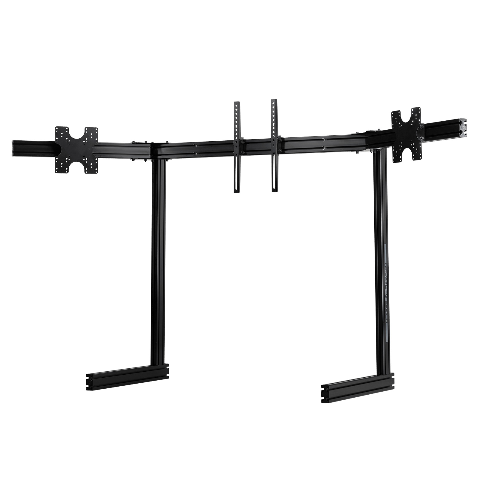 Pilt Next Level Racing Floor stand | ELITE Free Standing Triple Monitor Stand | Fully adjustable and customizable | 21-43 " | Black