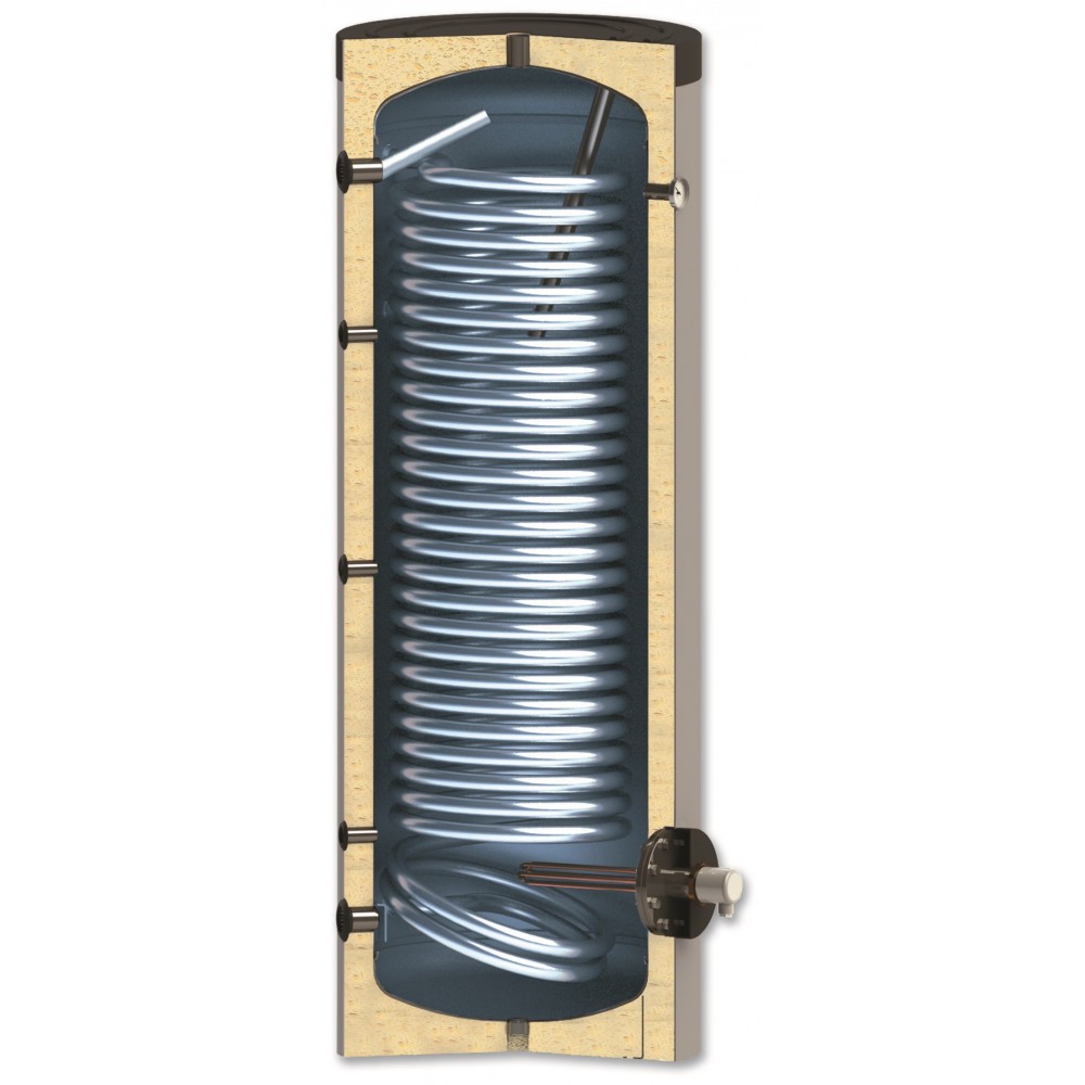 Pilt Sunsystem Enameled Water Heater 300L with Heat Exchanger 3.3 m