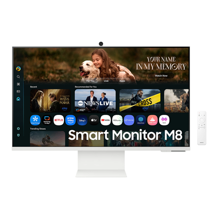 Pilt Samsung LS32FM801UUXDU | 32 " | VA | 16:9 | 60 Hz | 4 ms | 3840 x 2160 pixels | 400 cd/m² | HDMI ports quantity 1 | White