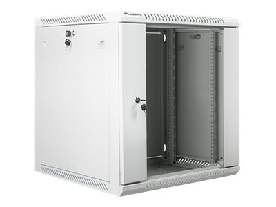 Pilt Lanberg | Rack cabinet 19" wall-mount 12U/600x600 (flat pack) V2 | WF01-6612-10S | Grey
