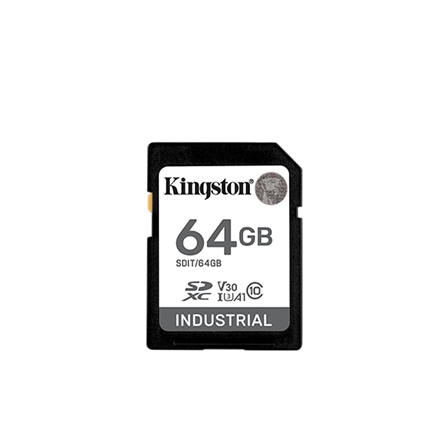 Pilt Kingston | Memory Card | SDIT/64GB | 64 GB | SD | Flash memory class Class 10, UHS-I, U3, V30, A1