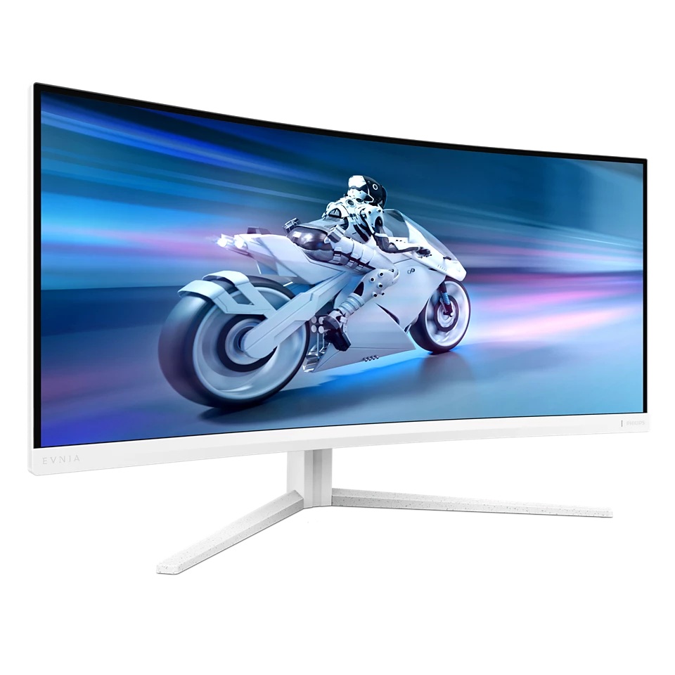 Pilt Philips | 34M2C5501A/00 | 34 " | VA | WQHD | 21:9 | 180 Hz | 1 ms | 3440 x 1440 pixels | 300 cd/m² | HDMI ports quantity 2 | White
