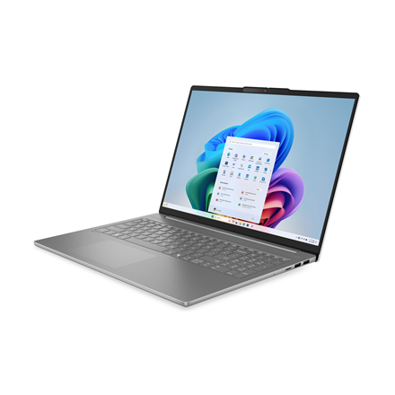 Pilt Lenovo IdeaPad Slim 5 16AHP10 | Luna Grey | 16 " | OLED | 2.8K | 2880 x 1800 pixels | Glossy | AMD Ryzen 7 | 8845HS | 16 GB | SO-DIMM DDR5 | Solid-state drive capacity 1000 GB | AMD Radeon 780M Graphics | Windows 11 Home | 802.11be | Bluetooth version 5.4 | Keyboard language English | Keyboard backlit | Warranty 24 month(s) | Battery warranty 12 month(s)