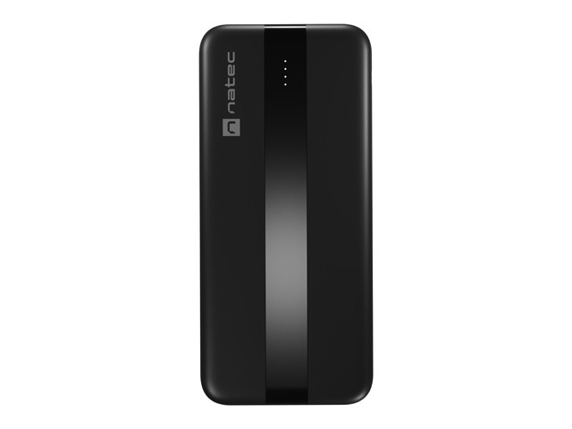 Pilt Natec Powerbank Trevi Slim Q V2 10000MAH 2X USB-A Cable