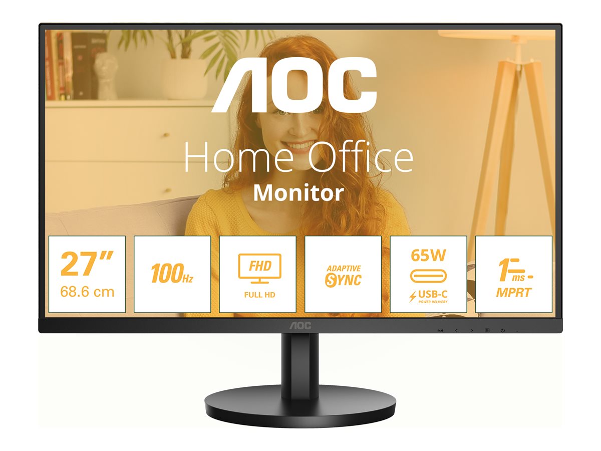Pilt AOC 27B3CA2 27" IPS/16:9/1920x1080/250cd/m2/1ms HDMI, USB, Headphone out | AOC