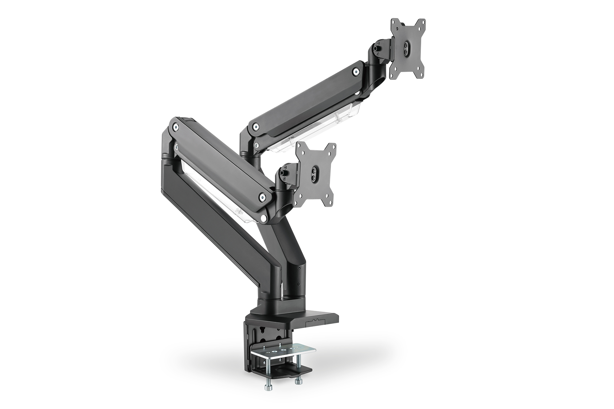 Pilt Digitus Desk Mount | DA-90427 | Adjustable Height, Rotate, Tilt, Swivel | 15-35 " | Maximum weight (capacity) 2x15 kg | Black