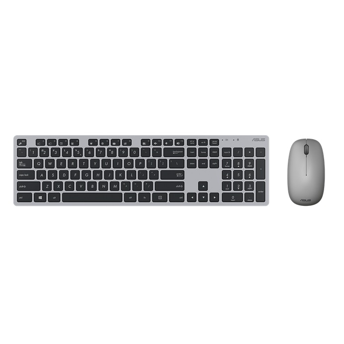 Pilt Asus | W5000 | Grey | Keyboard and Mouse Set | Wireless | Mouse included | EN | Grey | 460 g