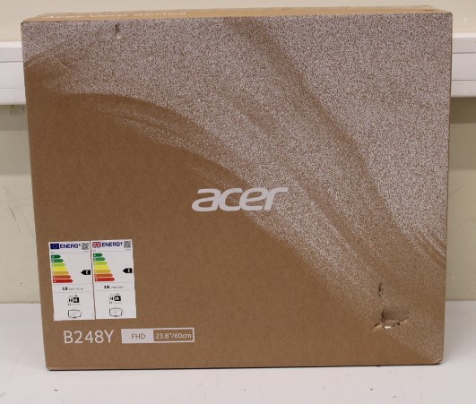 Pilt SALE OUT. Acer Vero B8 B248YEbemiqprcuzx 23.8" IPS 1920x1080/16:9/4ms/300/100M:1/DP,HDMI/Audio Out/Webcam/Black | Acer | Vero B8 B248YEbemiqprcuzx | 23.8 " | IPS | 16:9 | 100 Hz | 4 ms | 1920 x 1080 pixels | 300 cd/m² | HDMI ports quantity 1 | Black | Warranty 24 month(s) | DAMAGED PACKAGING