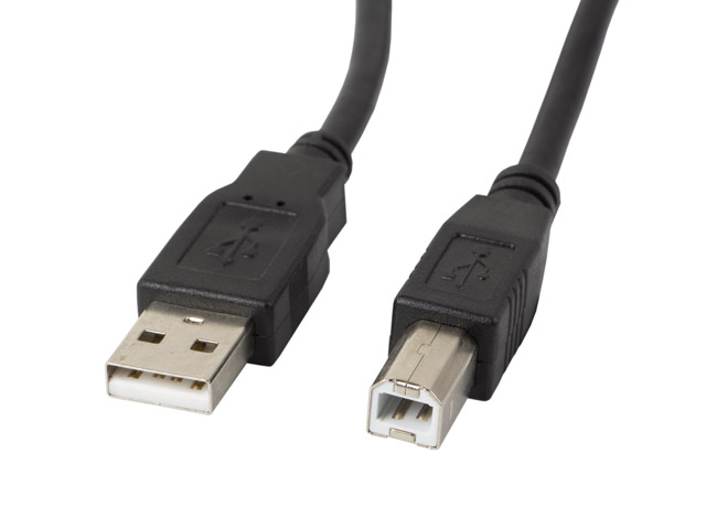 Pilt Lanberg USB Type-A to USB Type-B 2.0 Cable, 3 m | CA-USBA-11CC-0030-BK | USB Type-A to USB Type-B