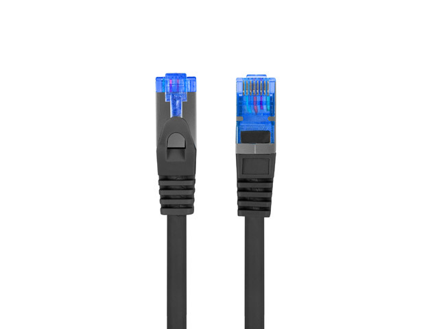 Pilt Lanberg Patchcord Cat.6A S/FTP LSZH CCA | PCF6A-10CC-2000-BK | 20 m