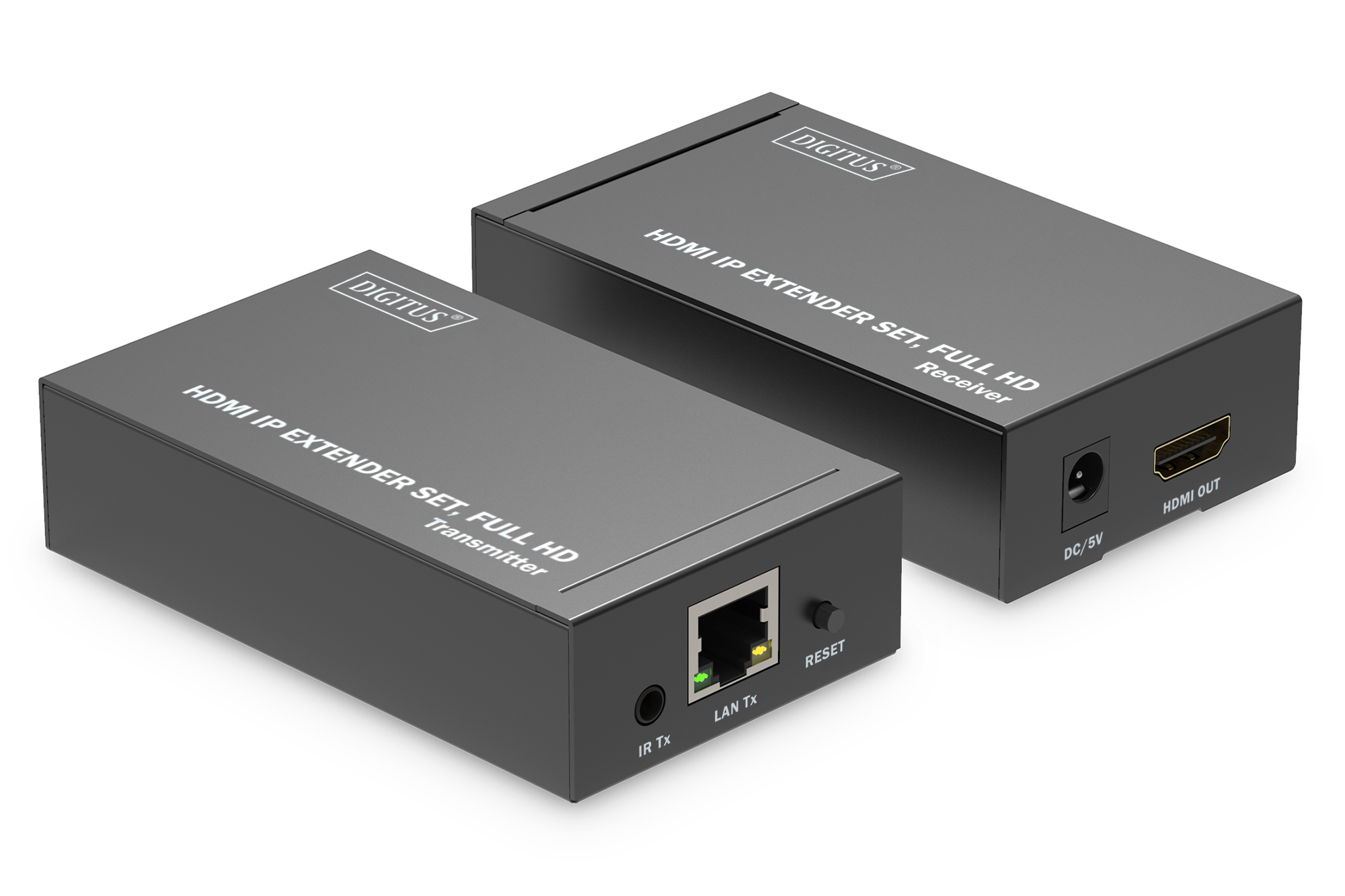 Pilt Digitus | HDMI IP Extender Set, Full HD, 120 m | DS-55517