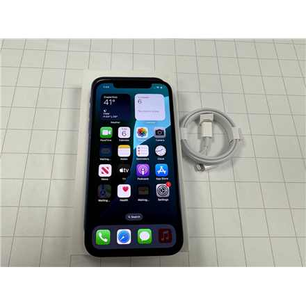 Pilt Apple REFURBISHED Grade C | iPhone 12 | Blue | 6.1 " | Super Retina XDR OLED | 2532 x 1170 pixels | Internal RAM 4 GB | 64 GB | Dual SIM | 4G | 5G | Main camera resolution 12+12 MP | Secondary camera resolution 12 MP | iOS | 18 | 2815 mAh
