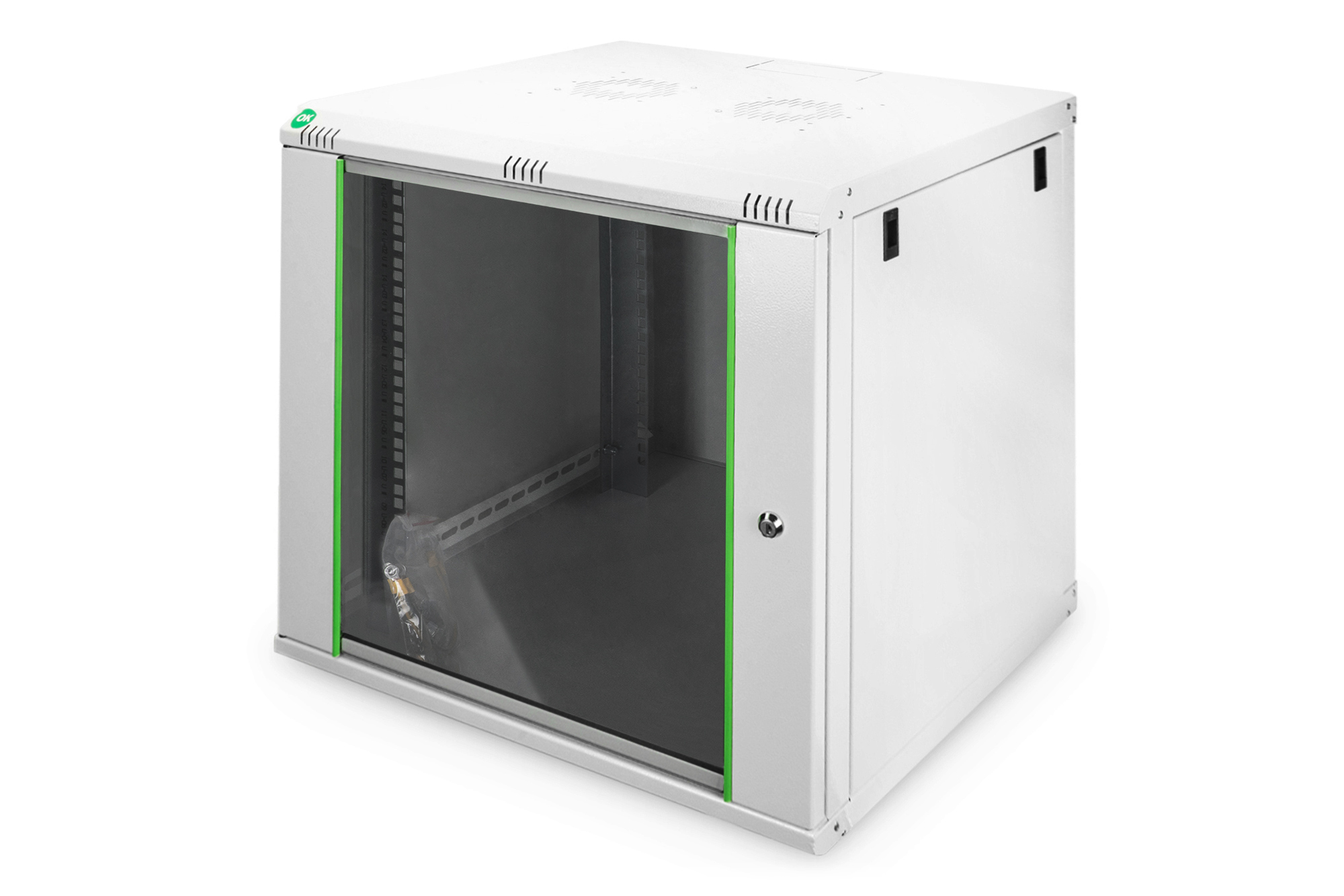 Pilt Digitus Wall Mounting Cabinet | DN-19 12U-6/6-EC | Light Grey