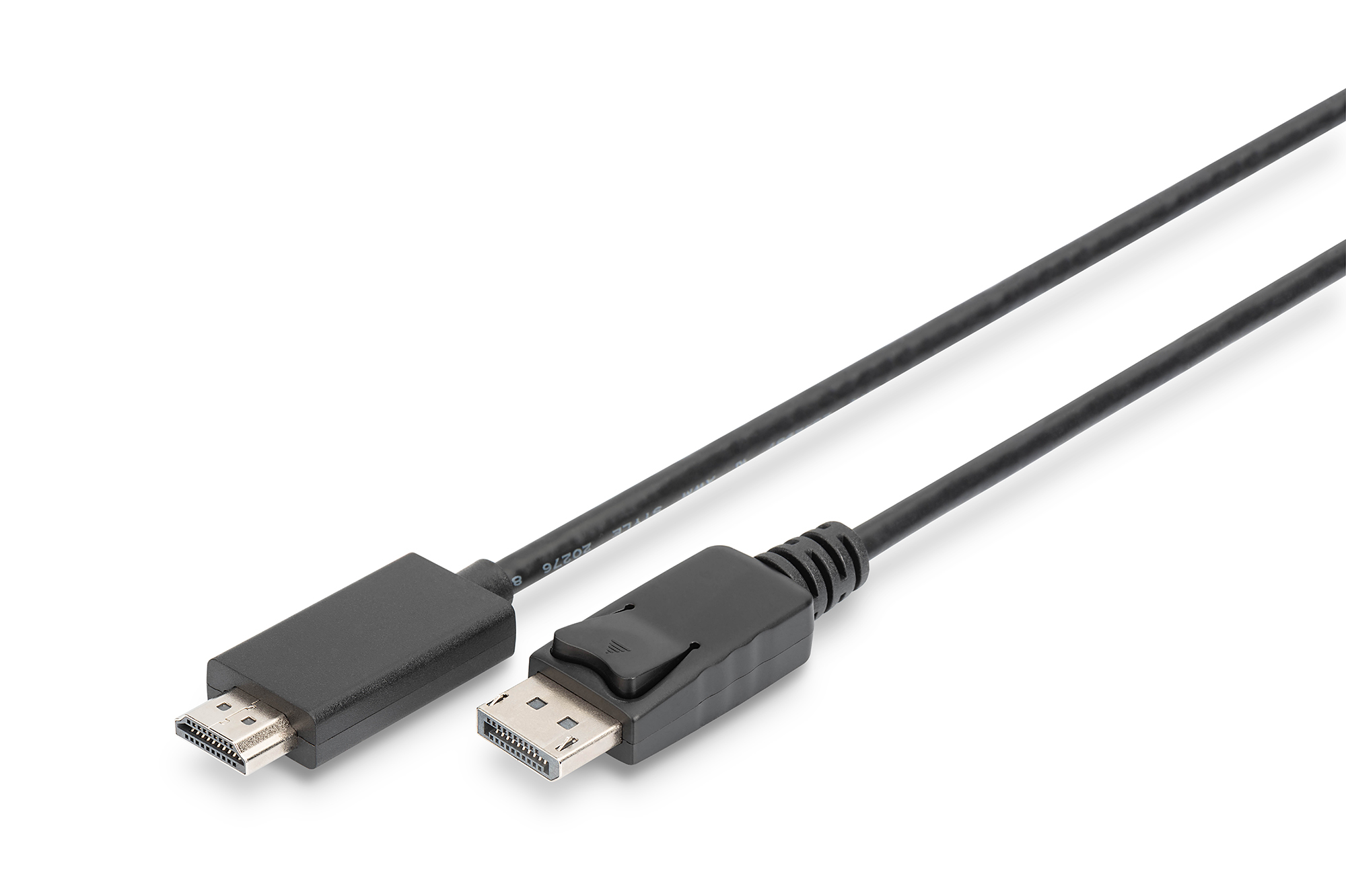 Pilt Digitus Adapter Cable, DP - HDMI type A | DisplayPort to HDMI | 2 m