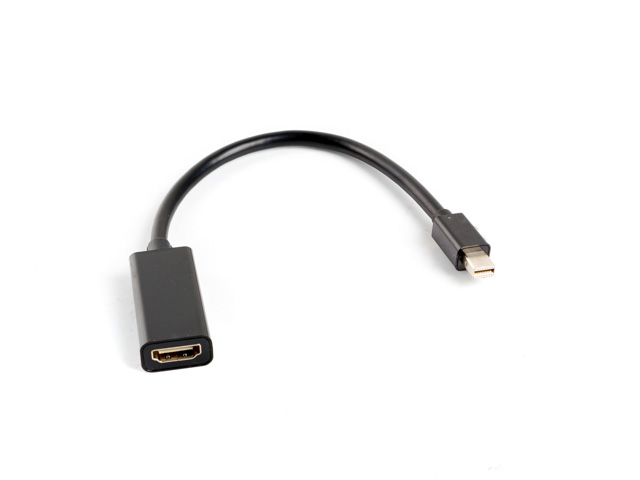 Pilt Lanberg Adapter Cable DisplayPort Mini to HDMI, 20 cm | AD-0005-BK