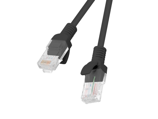 Pilt Lanberg Patchcord CAT.6 UTP | PCU6-10CC-0500-BK | 5 m