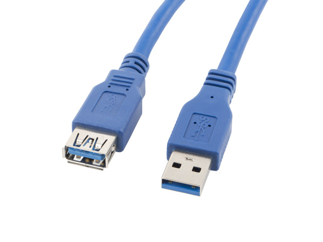 Pilt Lanberg Lanberg USB-A 3.0 Cable, 1.8 m | CA-US3E-10CC-0018-B | USB Type-A to USB Type-A