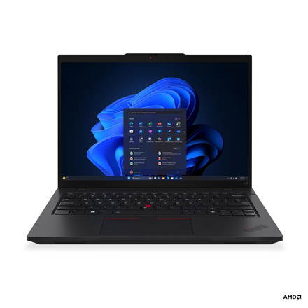 Pilt Lenovo ThinkPad L14 G6 AMD | Black | 14 " | IPS | WUXGA | 1920 x 1200 pixels | Anti-glare | AMD Ryzen 7 PRO | 250 | 32 GB | SO-DIMM DDR5 | Solid-state drive capacity 1000 GB | AMD Radeon 780M Graphics | Windows 11 Pro | 802.11be | Bluetooth version 5.4 | LTE Upgradable | Keyboard language Nordic | Keyboard backlit | Warranty 36 month(s) | Battery warranty 12 month(s)