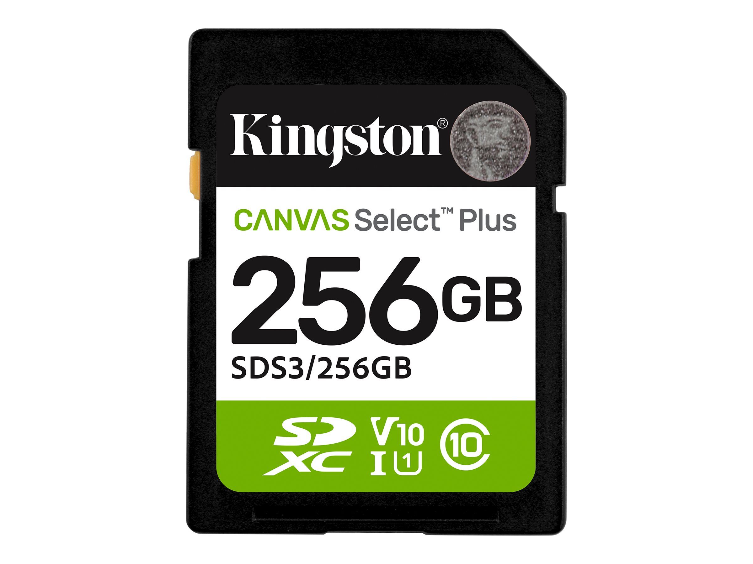 Pilt Kingston Select Plus | 256 GB | SD | Flash memory class Class 10, UHS-I, U1/U3, Video Class 10/30