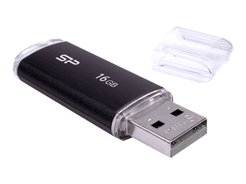 Pilt Silicon Power | Ultima U02 | 16 GB | USB 2.0 | Black