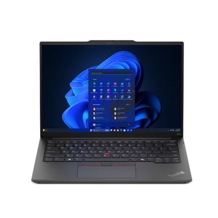 Pilt Lenovo | ThinkPad E14 | Black | 14 " | IPS | WUXGA | 1920 x 1200 pixels | Anti-glare | Intel Core U7 | 155H | 16 GB | SO-DIMM DDR5 | Solid-state drive capacity 512 GB | Intel Arc Graphics | Windows 11 Pro | 802.11ax | Bluetooth version 5.3 | Keyboard language English | Keyboard backlit | Warranty 24 month(s) | Battery warranty 12 month(s)