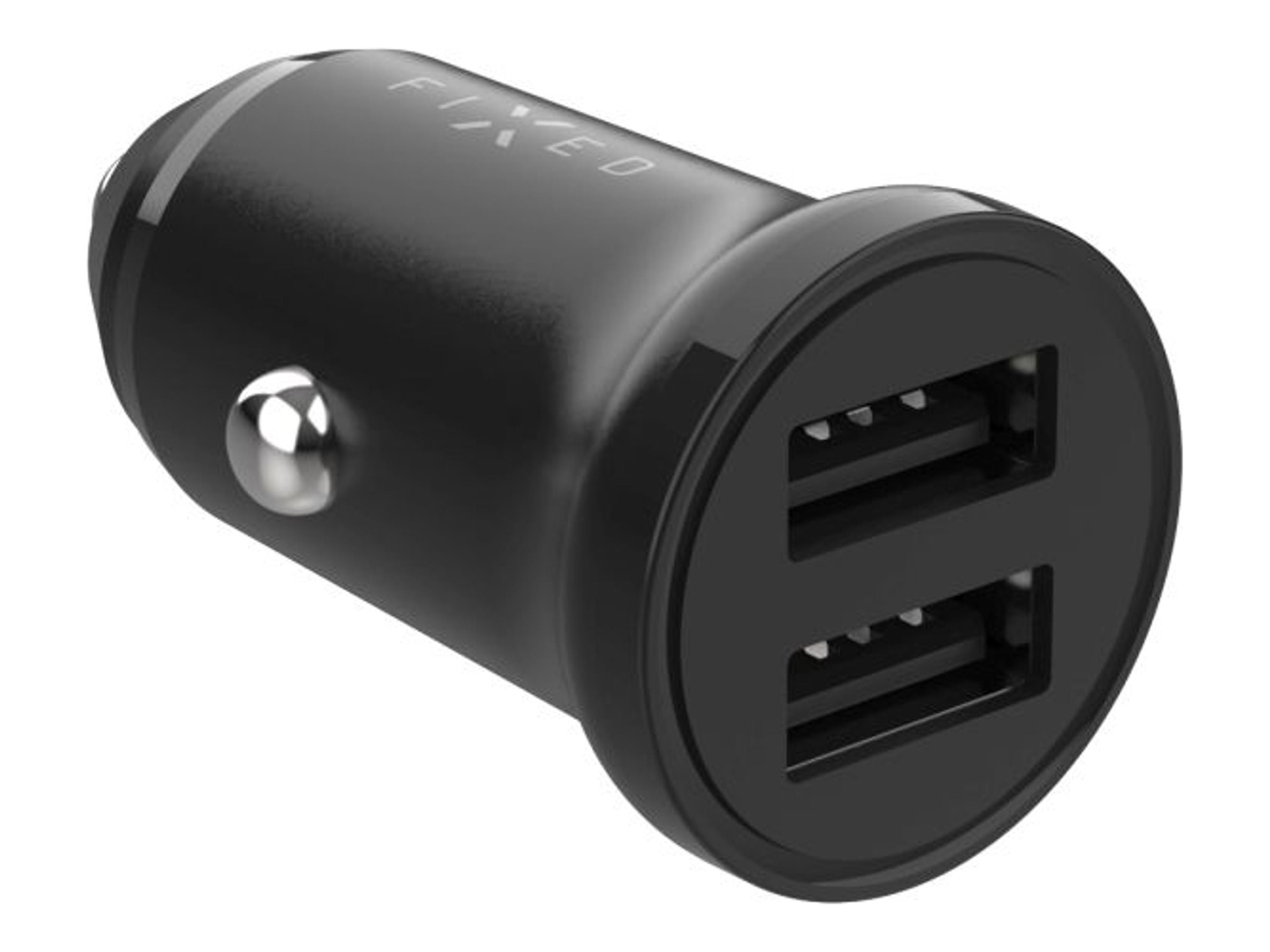 Pilt FIXED Dual USB Car Charger 15W, Black | Fixed
