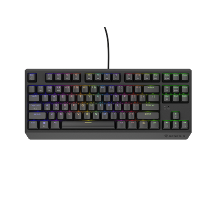 Pilt Genesis THOR 230 TKL | Mechanical Gaming Keyboard | Wired | US | Black | USB Type-A | Linear